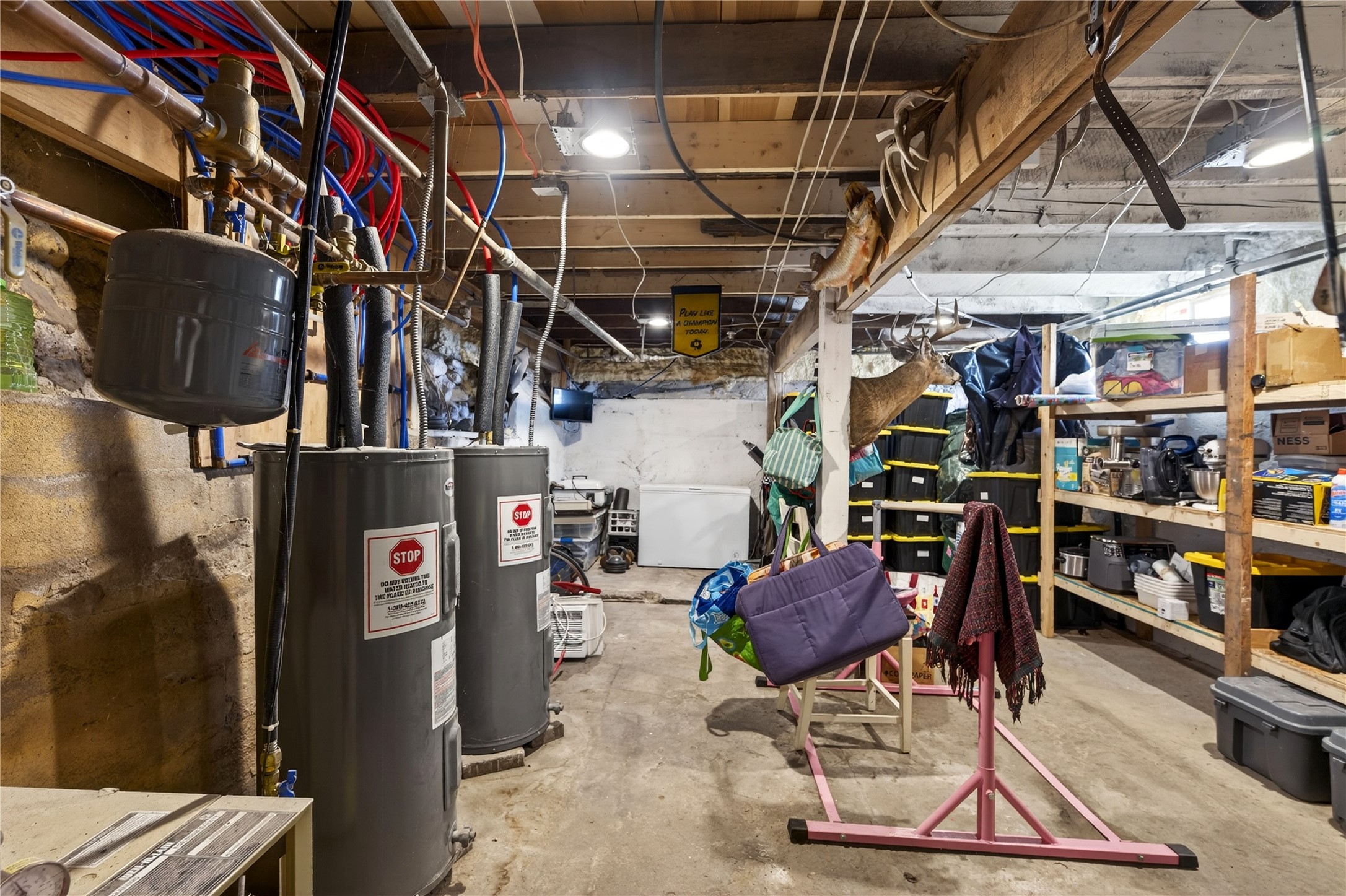 22 6th Avenue Shell Lake, WI 54871 - Photo 48 of 52 basement - great storage and work space