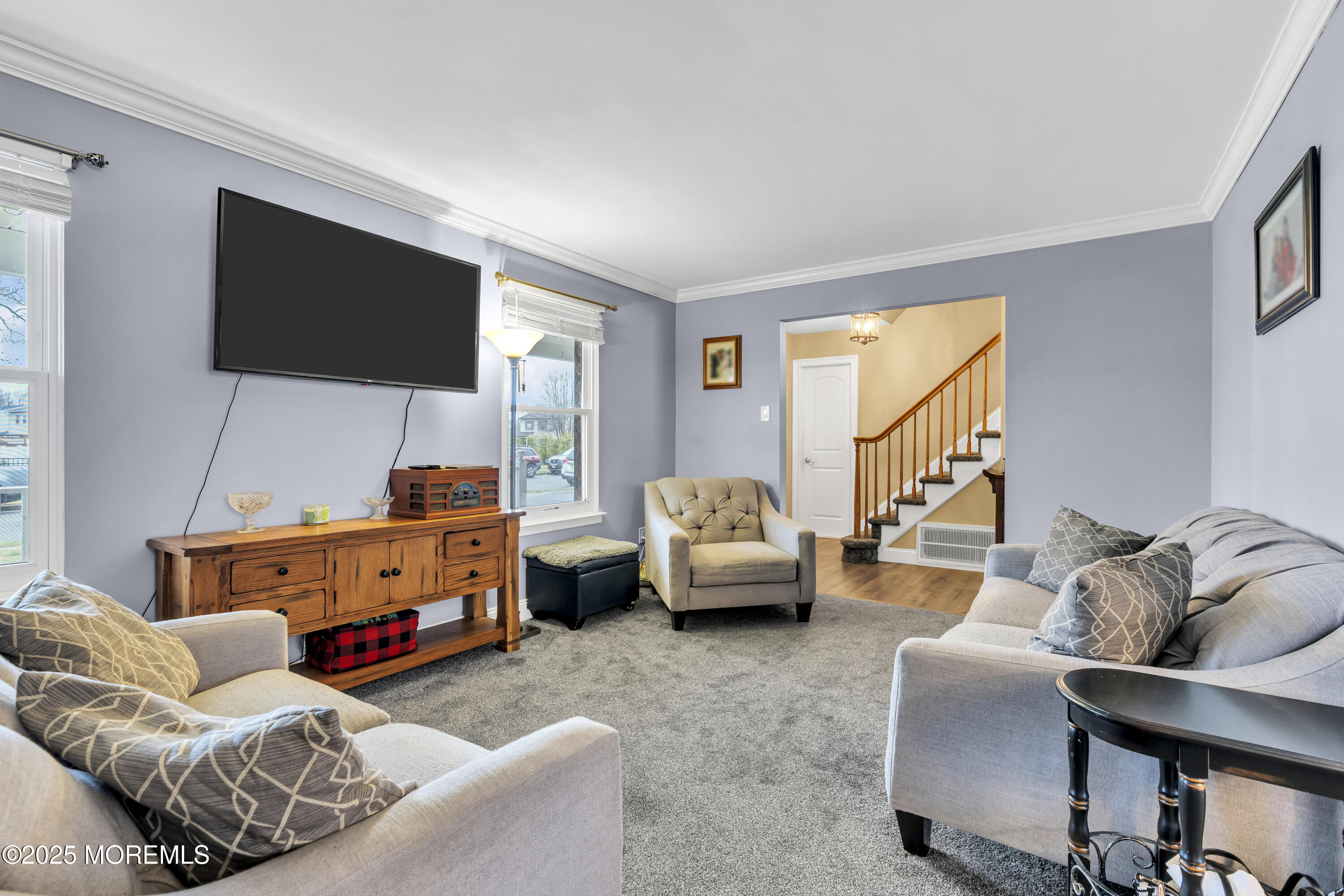 36 Appletree Road Howell, NJ 07731 - Photo 10 of 38 a living room with furniture and a flat screen tv