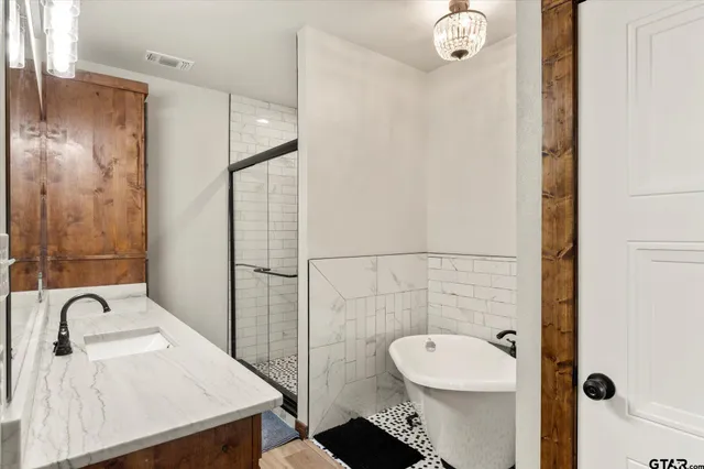 a view of an empty room