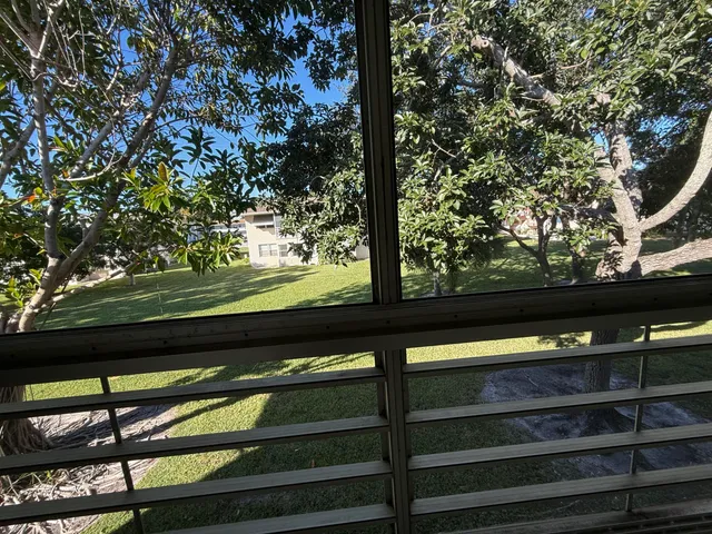 a view of outdoor space with seating