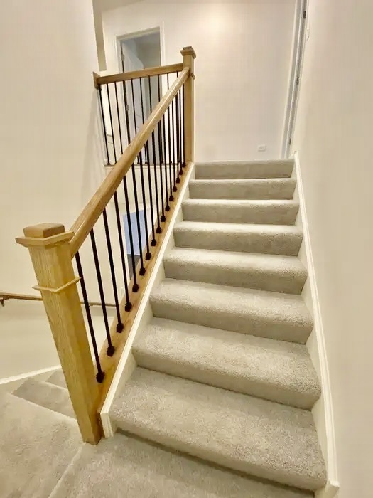 1029 Draper Road McHenry, IL 60050 - Photo 9 of 26 a view of staircase with white walls