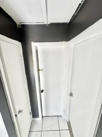 a view of front door