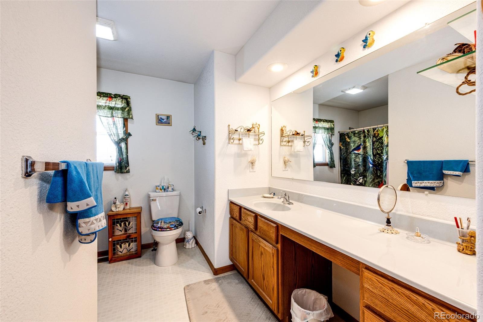 4420 Behrens Road Byers, CO 80103 - Photo 9 of 39 a bathroom with a sink double vanity and a mirror
