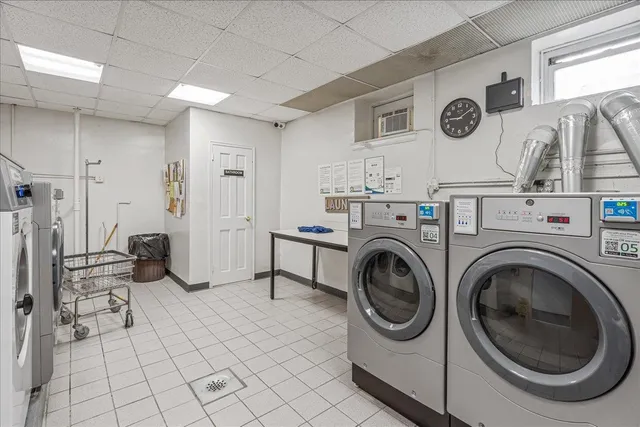 a view of storage and utility room