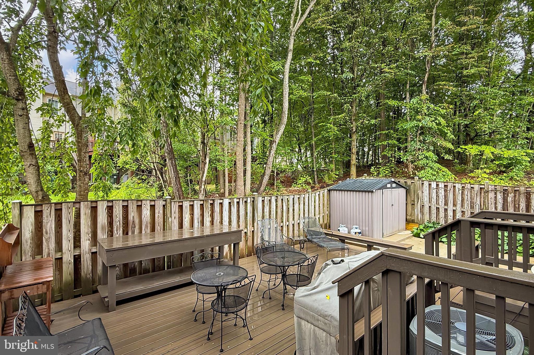 7233 Olde Lantern Way Springfield, VA 22152 - Photo 33 of 38 Private fenced yard backing to a grove of trees