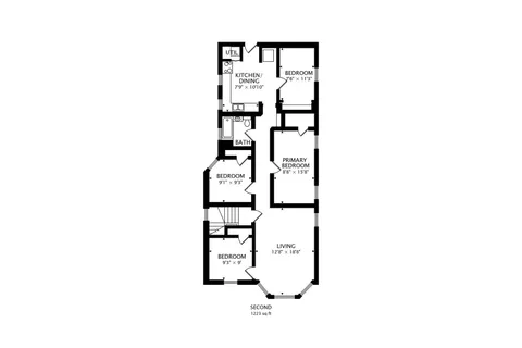 a picture of a floor plan