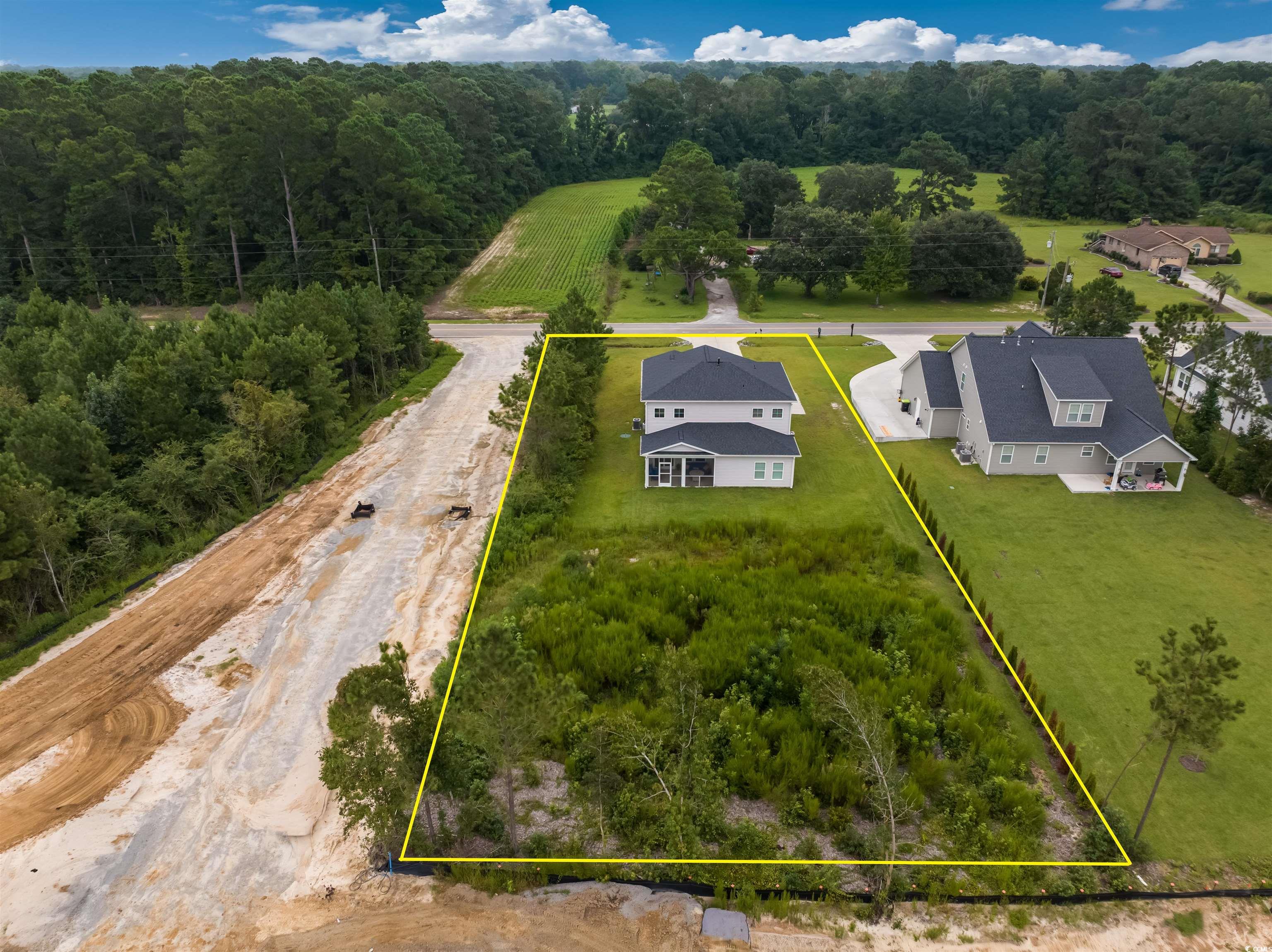 2550 Dogwood Road Longs, SC 29568 - Photo 34 of 35 View of rural area featuring property parcel outlined