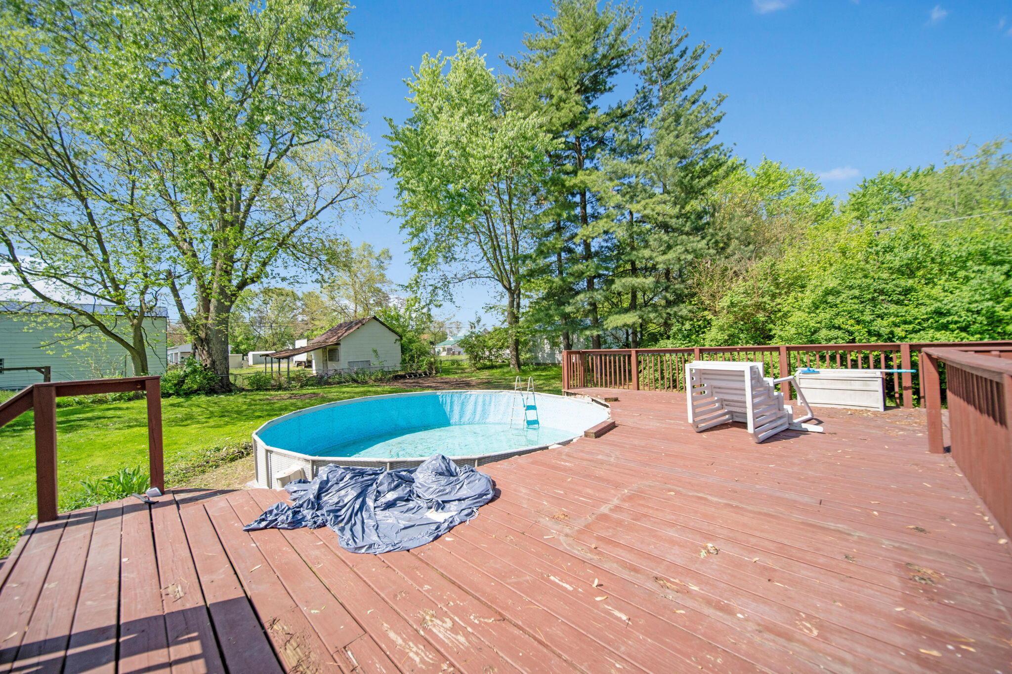 49 Front Street Commercial Point, OH 43116 - Photo 26 of 26 Pool with large deck