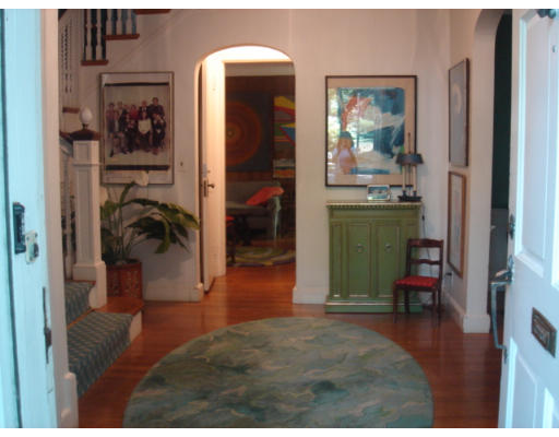105 Country Club Road Newton, MA 02459 - Photo 3 of 16 a view of hallway with livingroom and furniture