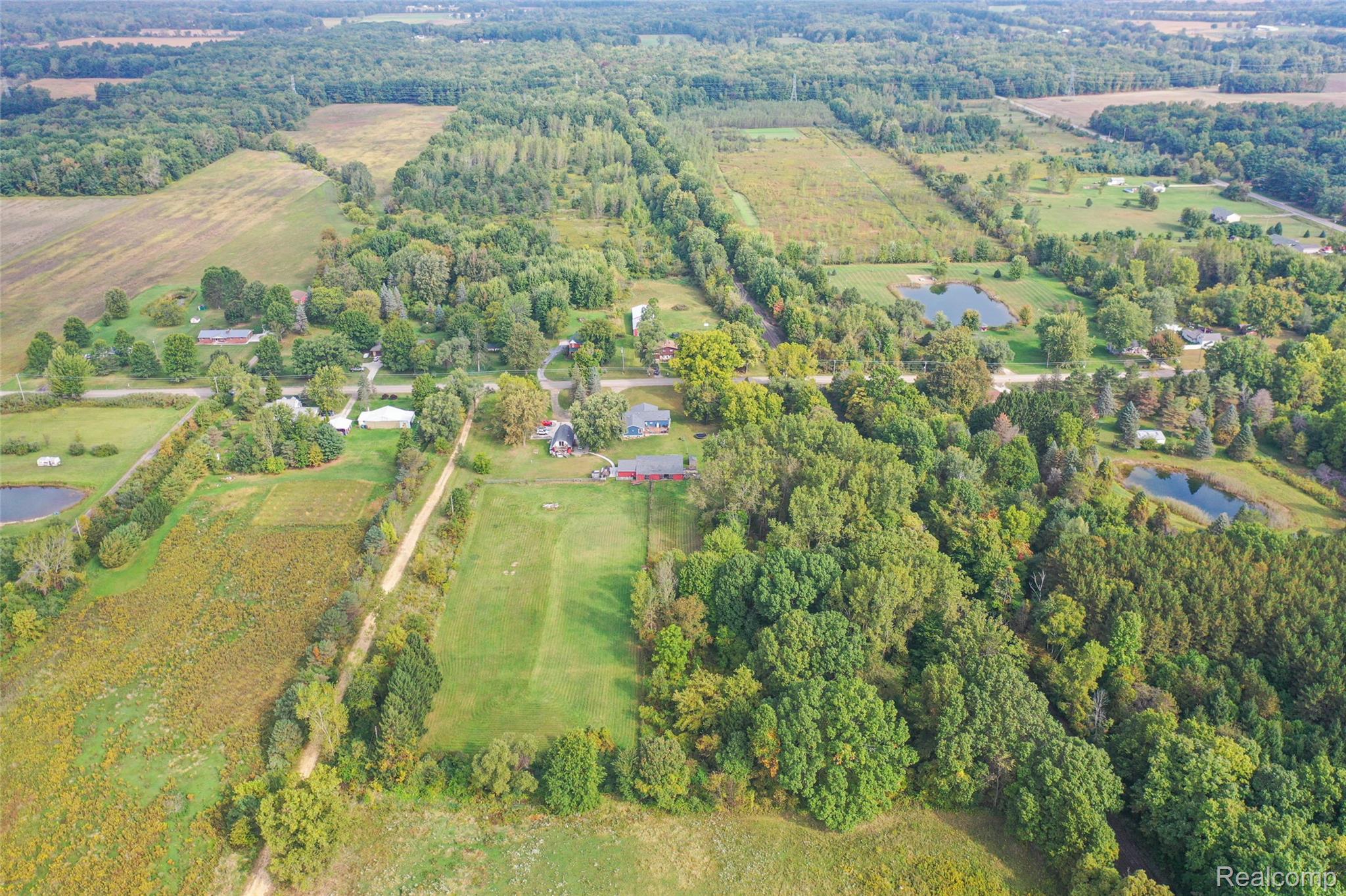 11141 Farrand Road Montrose, MI 48457 - Photo 50 of 51 Aerial view of property's location with a large body of water