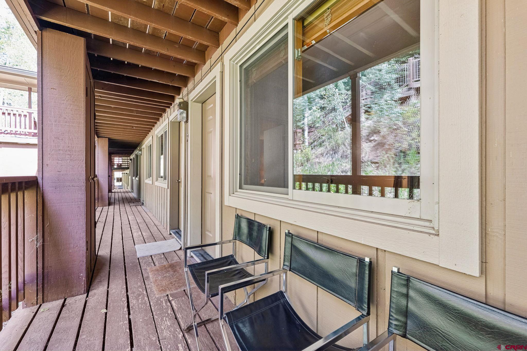 400 Sheol Street, Unit 7 Durango, CO 81301 - Photo 5 of 35 a view of a two chairs in the balcony