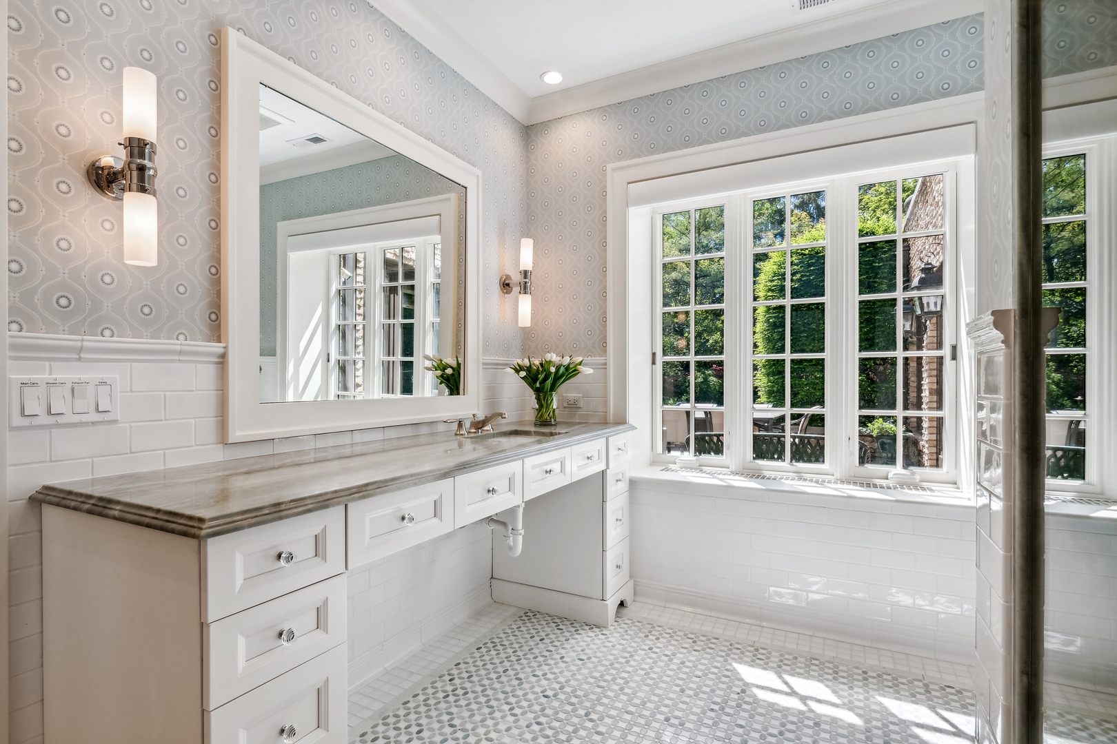 270 Birch Street Winnetka, IL 60093 - Photo 25 of 66 a view of a granite countertop sink and a window