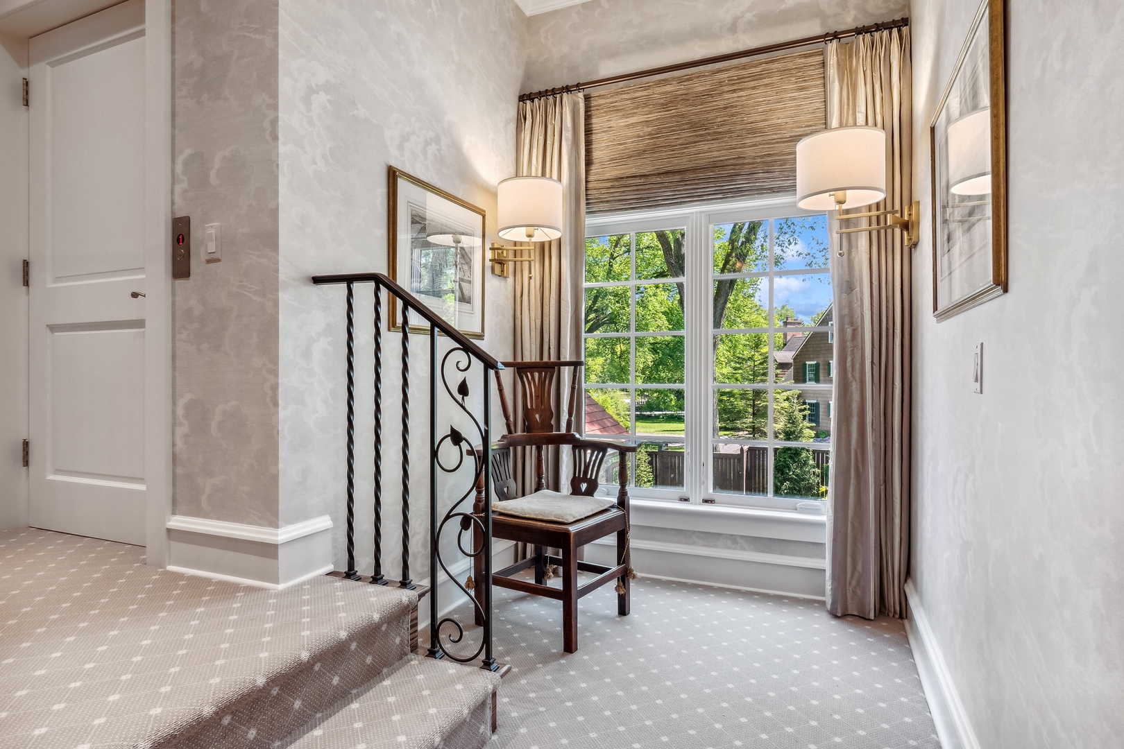 270 Birch Street Winnetka, IL 60093 - Photo 26 of 66 a view of a hallway with seating area