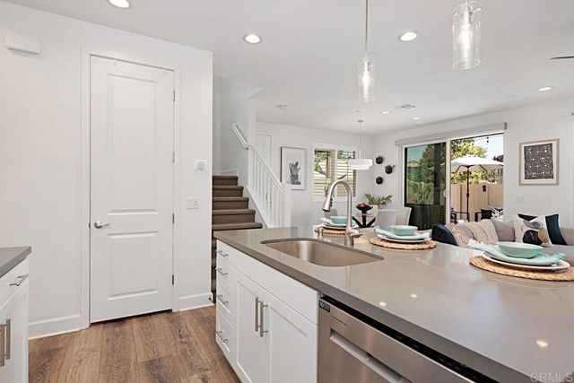 a room with storage and utility