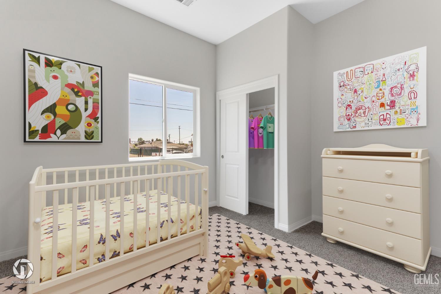 Undisclosed Address Bakersfield, CA 93305 - Photo 19 of 28 a bedroom with furniture and a window