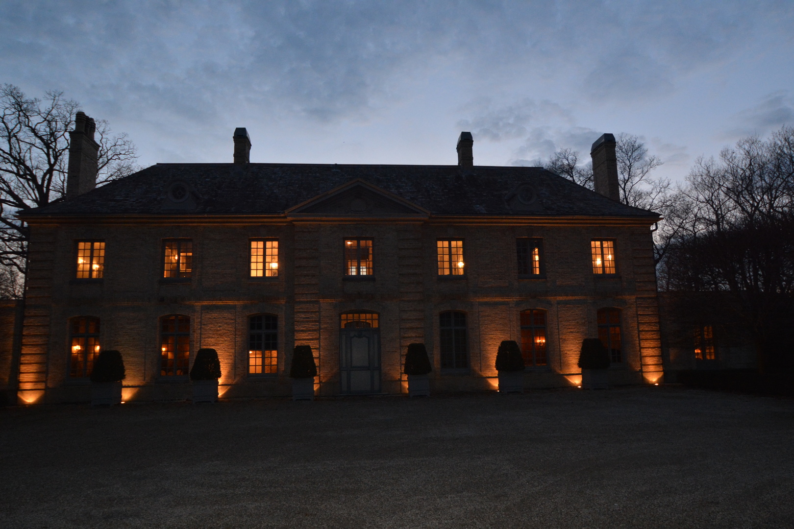 111 Moffett Road Lake Bluff, IL 60044 - Photo 51 of 51 a black and white building with trees in the background