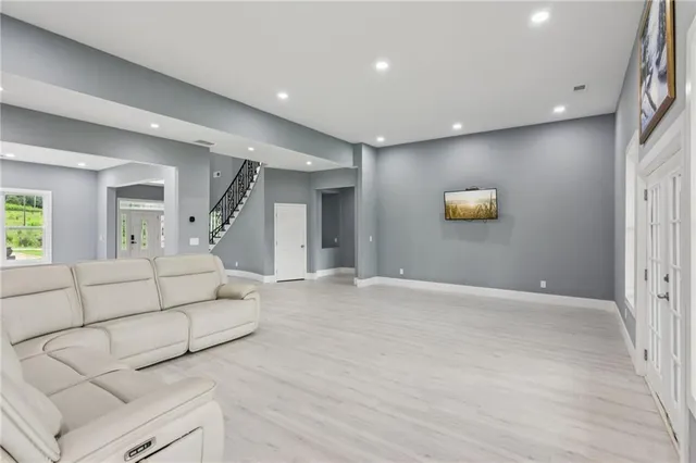 a view of livingroom with furniture and wooden floor