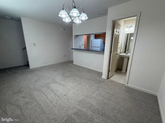 a view of a livingroom with a flat screen tv