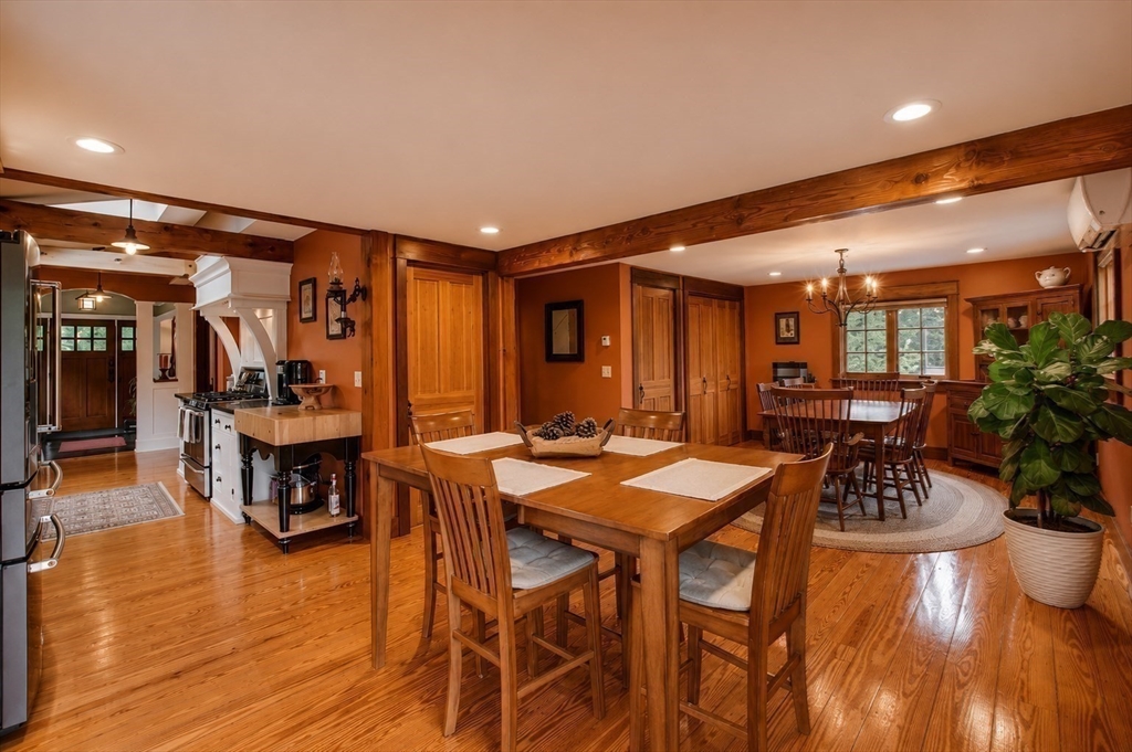 360 Teel Road Winchendon, MA 01475 - Photo 16 of 42 a view of a dining room with furniture and wooden floor