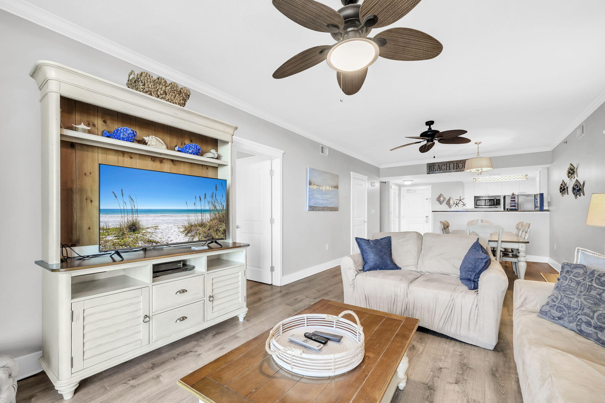1110 Santa Rosa Boulevard, Unit A231 Fort Walton Beach, FL 32548 - Photo 16 of 59 a living room with furniture and a chandelier