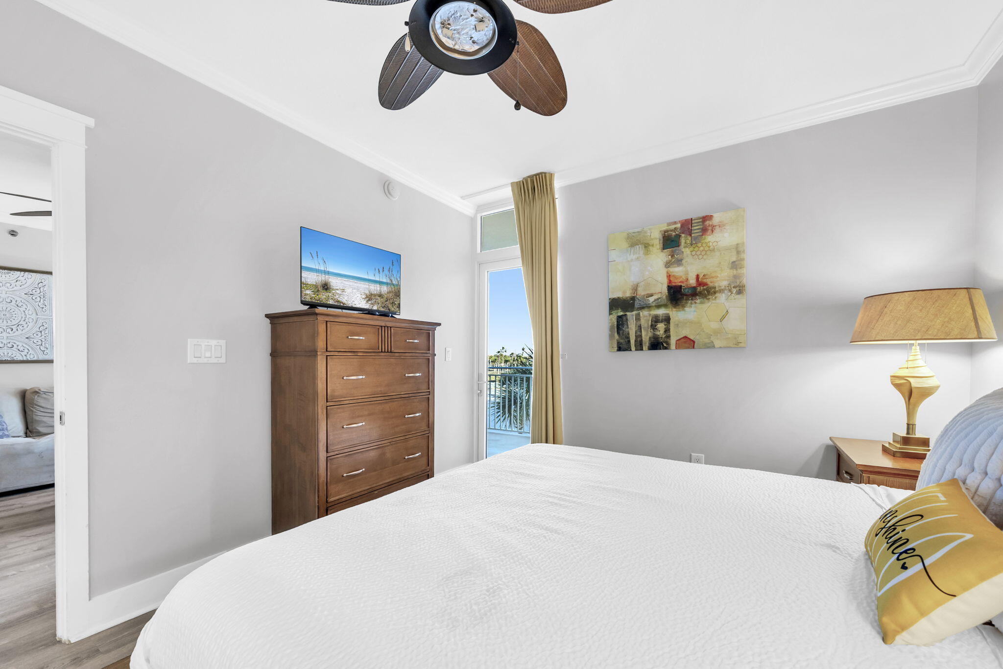 1110 Santa Rosa Boulevard, Unit A231 Fort Walton Beach, FL 32548 - Photo 18 of 59 a bedroom with a bed and dresser