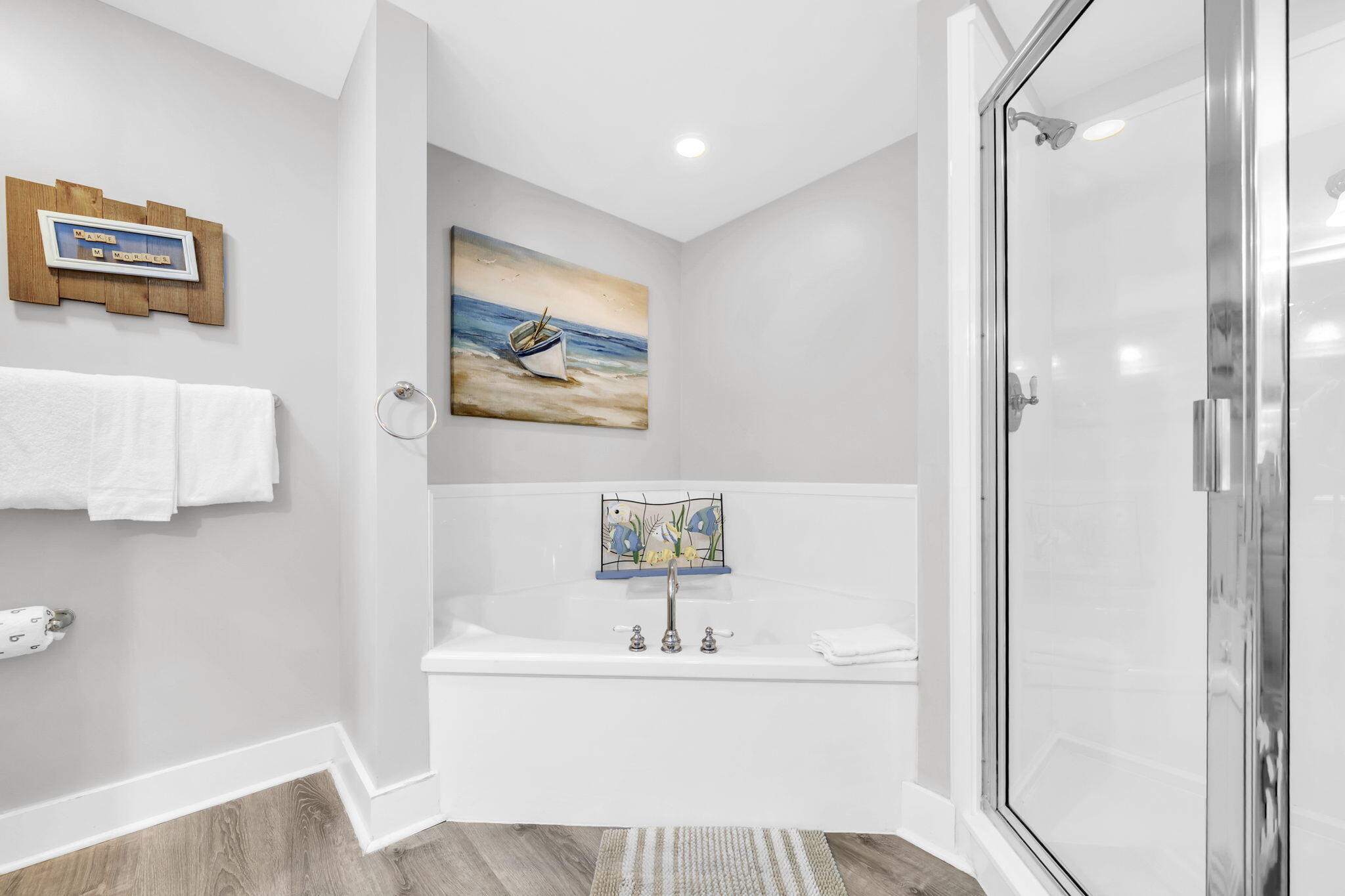 1110 Santa Rosa Boulevard, Unit A231 Fort Walton Beach, FL 32548 - Photo 24 of 59 a bathroom with a bathtub and a shower