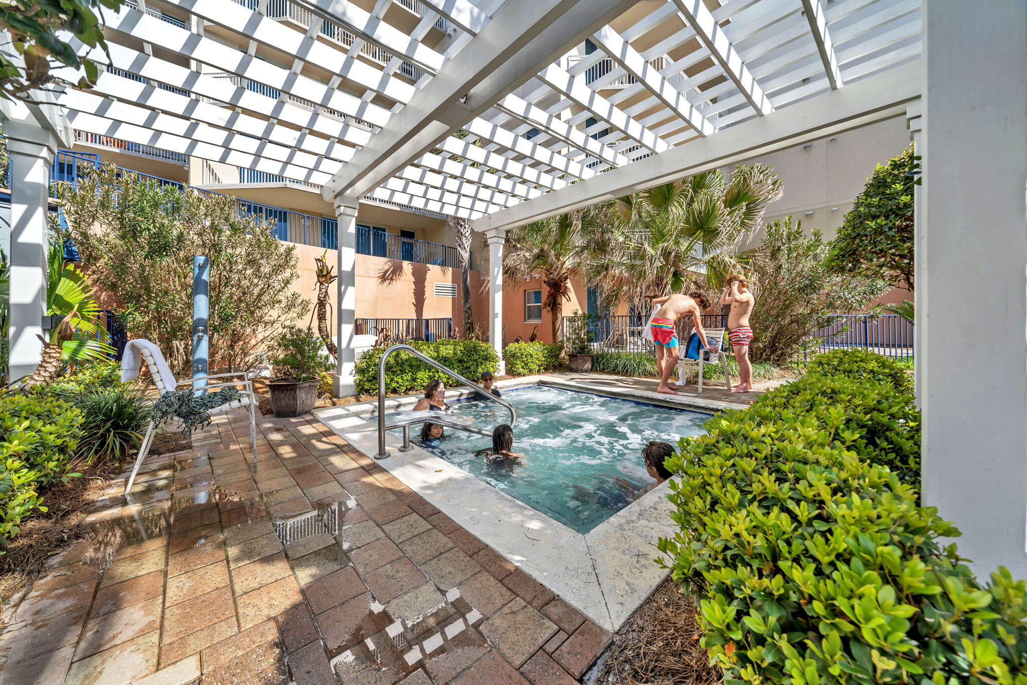 1110 Santa Rosa Boulevard, Unit A231 Fort Walton Beach, FL 32548 - Photo 45 of 59 a view of an chairs and table in a patio