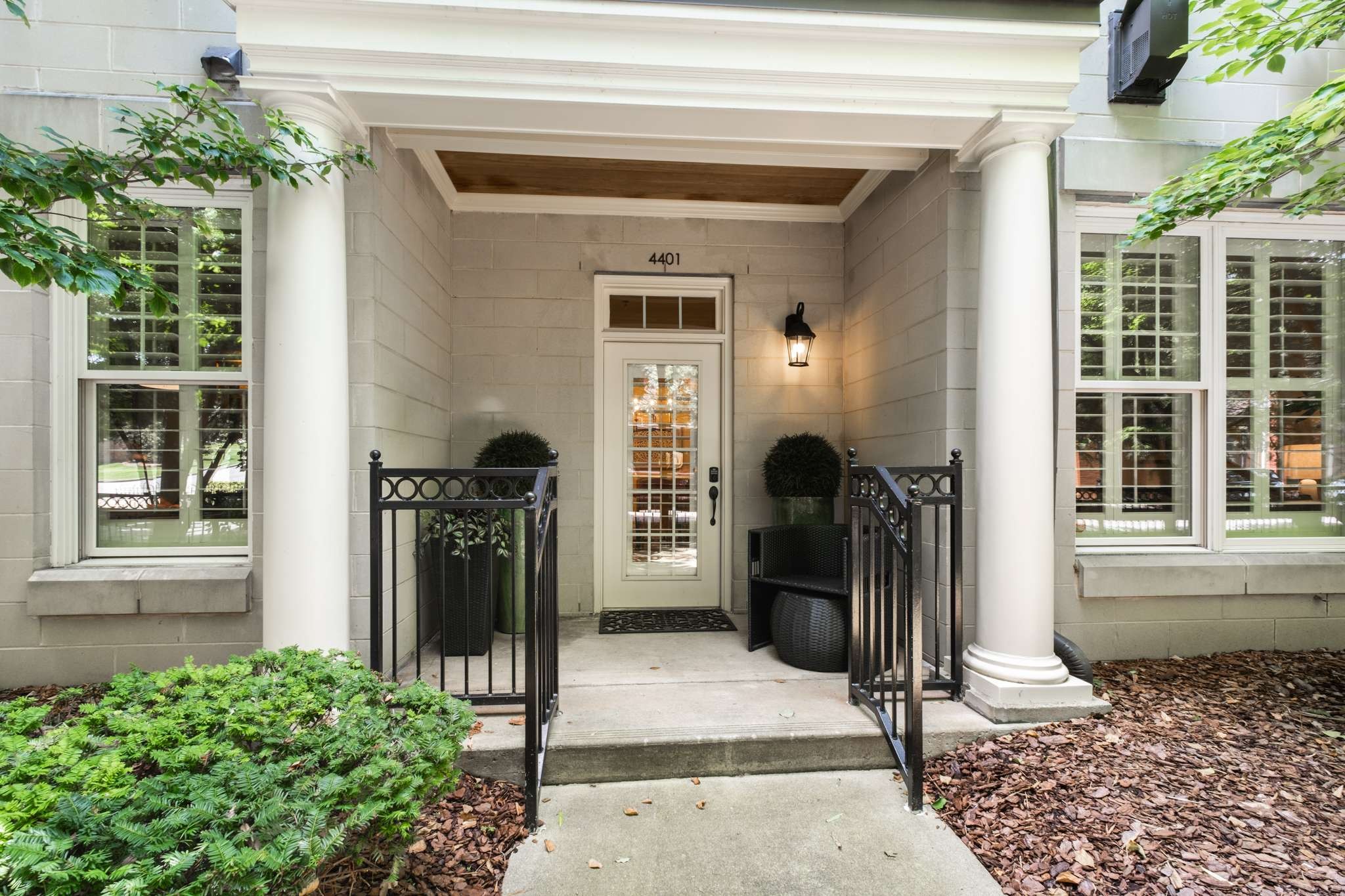 4401 Ridgefield Way Nashville, TN 37205 - Photo 5 of 46 a front view of a house with a porch
