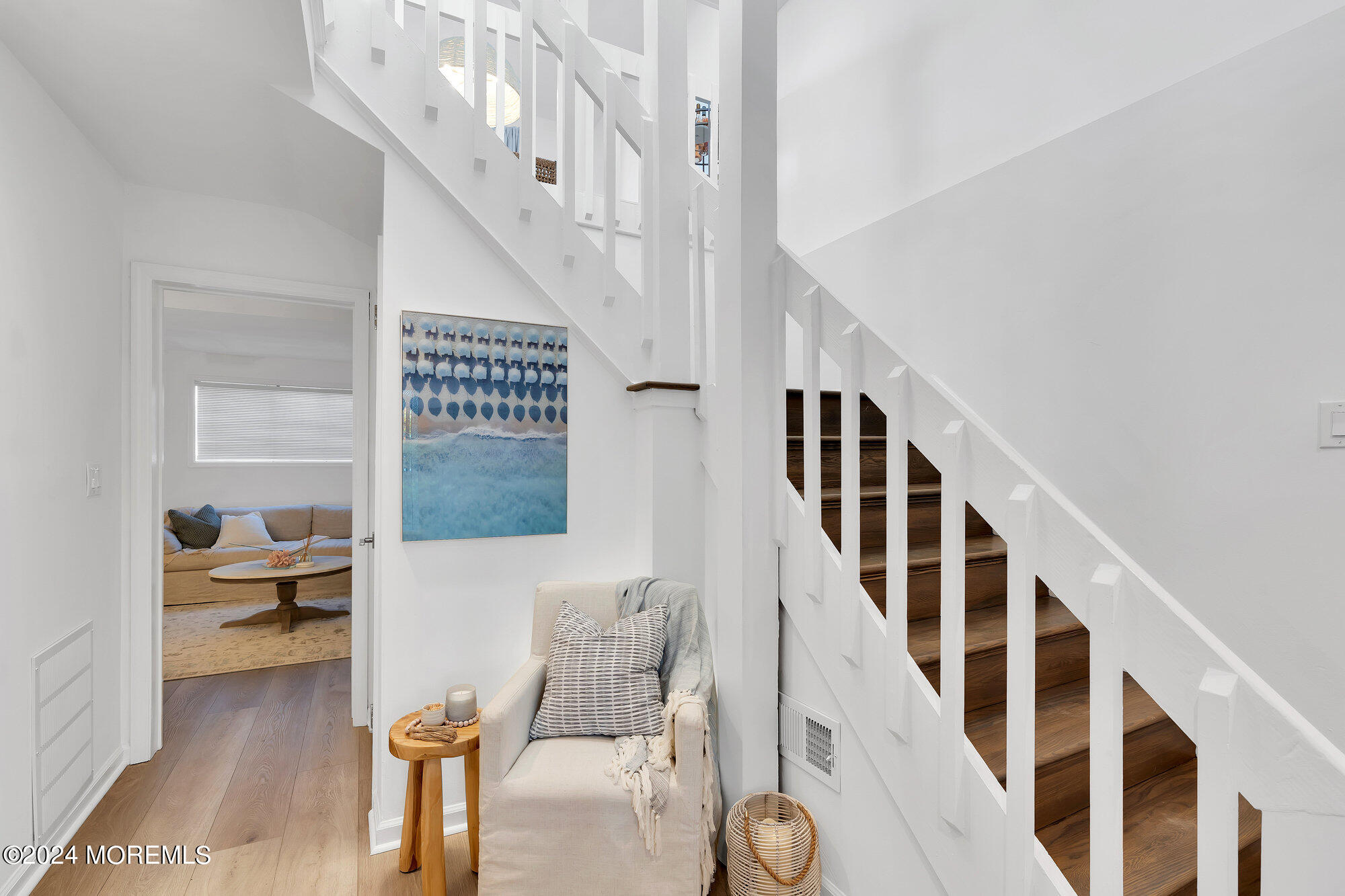 22 Devon Court Spring Lake Heights, NJ 07762 - Photo 6 of 54 a view of entryway and hall with wooden floor