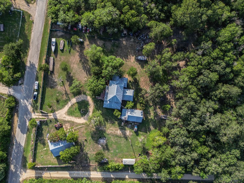 368 Lytton Lane Dale, TX 78616 - Photo 8 of 29 an aerial view of a house with swimming pool outdoor seating and yard