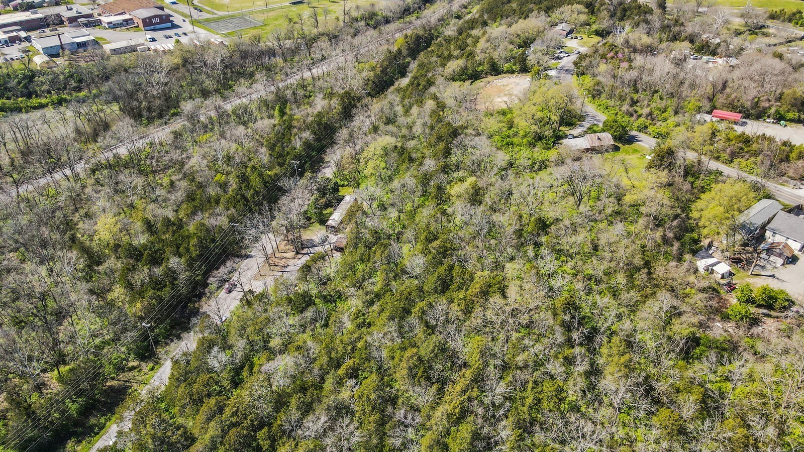 5052 Mt View Road Antioch, TN 37013 - Photo 36 of 39 a view of a house with a lush green forest