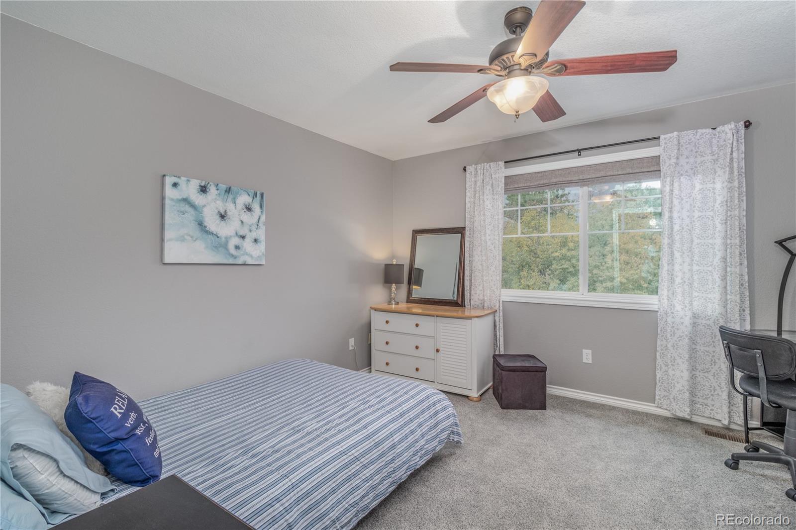 3940 Montclair Lane Boulder, CO 80301 - Photo 19 of 26 a bedroom with a bed dresser and a window