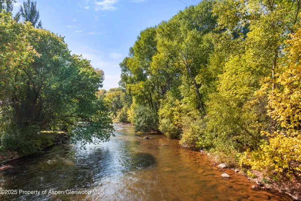 a view of a lake view with houses
