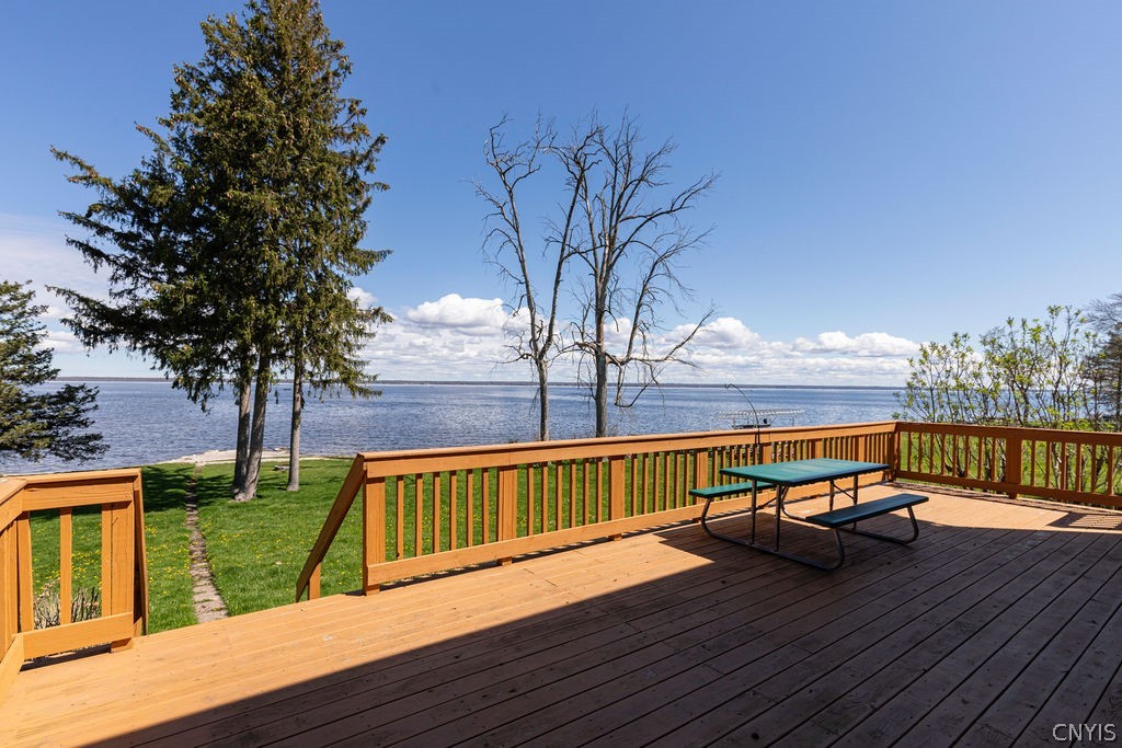 7195 Lakeshore Road Cicero, NY 13039 - Photo 2 of 46 Large lovely deck with incredible scenery!