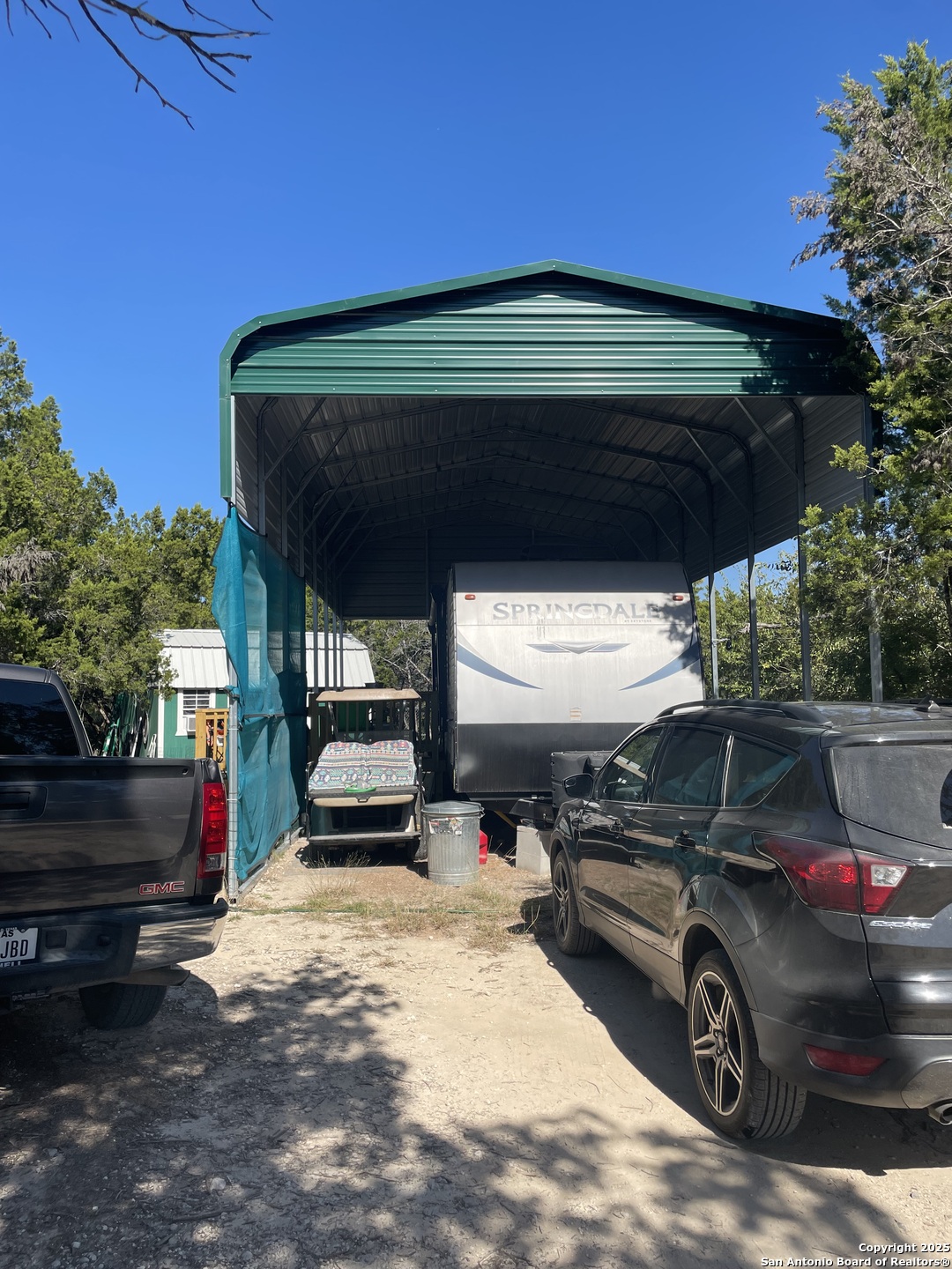a view of outdoor space with porch and furniture