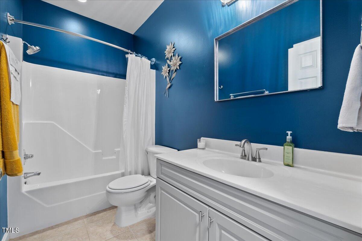 1005 Bellewood Farms Road Raleigh, NC 27603 - Photo 41 of 61 a bathroom with a sink a toilet and a bathtub