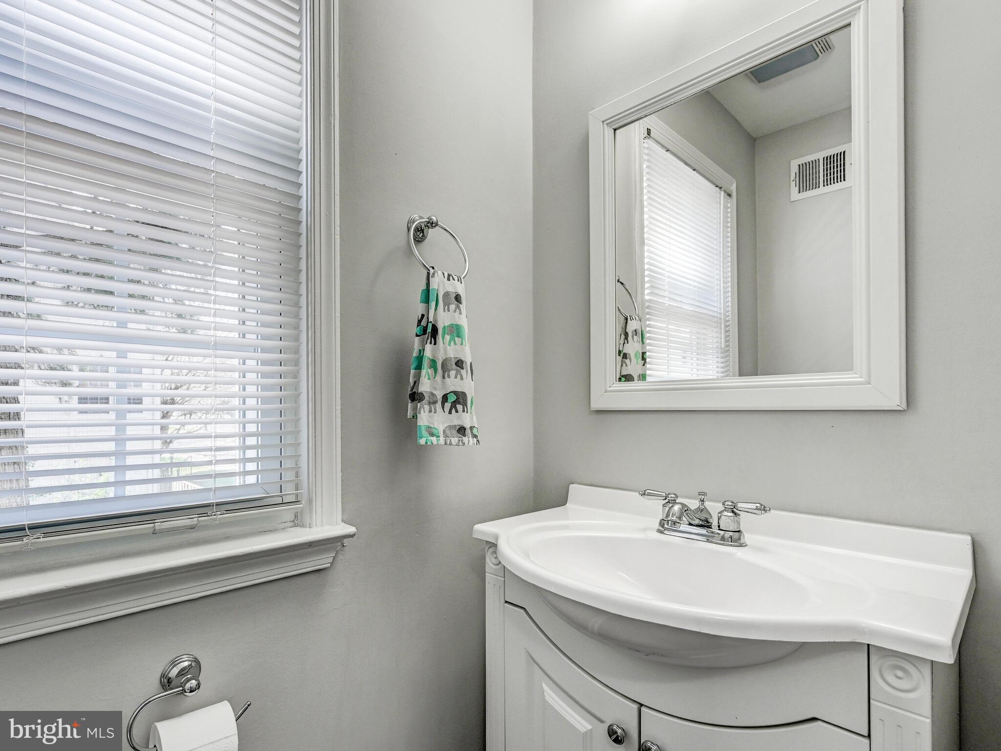 1679 Hart Court Crofton, MD 21114 - Photo 8 of 38 a bathroom with a sink a mirror and a window