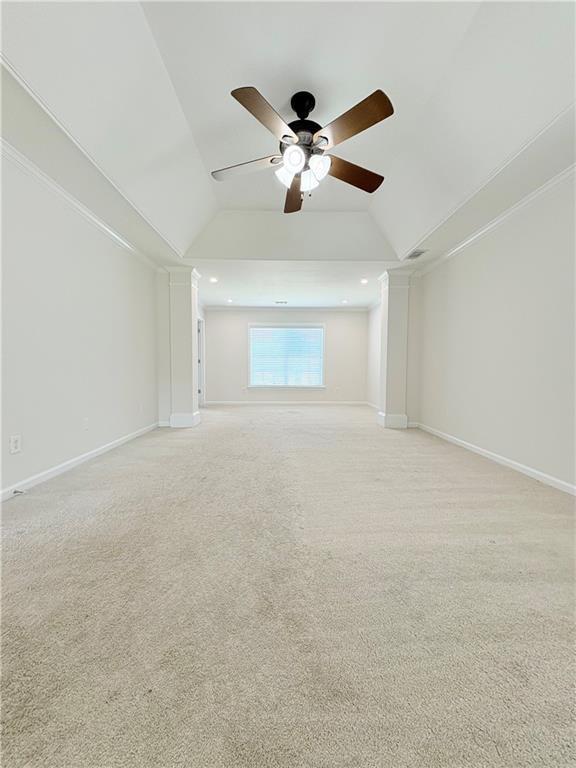 4195 Settlers Grove Road Cumming, GA 30028 - Photo 17 of 38 a view of an empty room with a chandelier fan