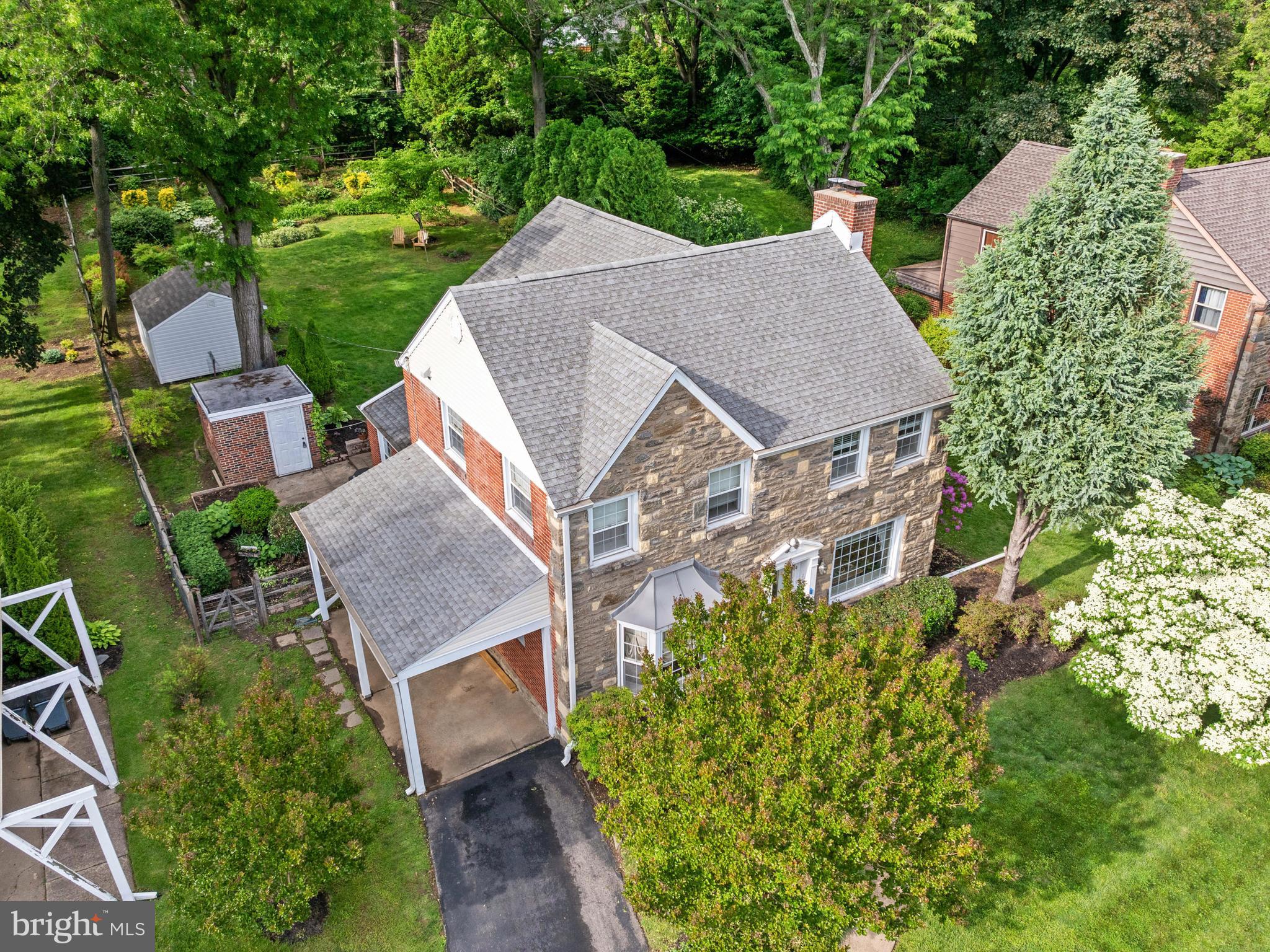 129 Kingston Road Cheltenham, PA 19012 - Photo 36 of 40 Front Yard Overview