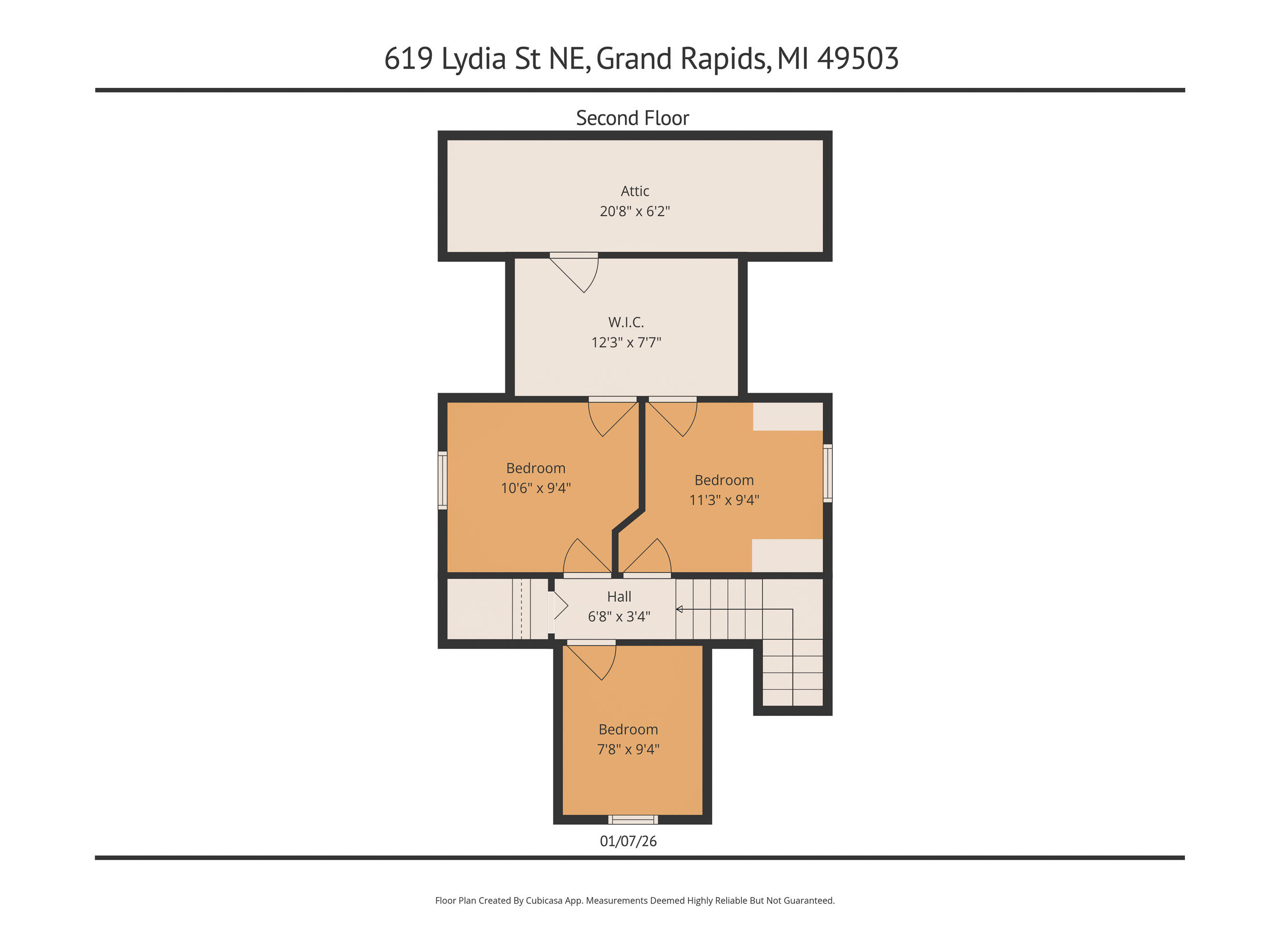 619 Lydia Street Northeast Grand Rapids, MI 49503 - Photo 21 of 36 4-619 Lydia St NE FP-3