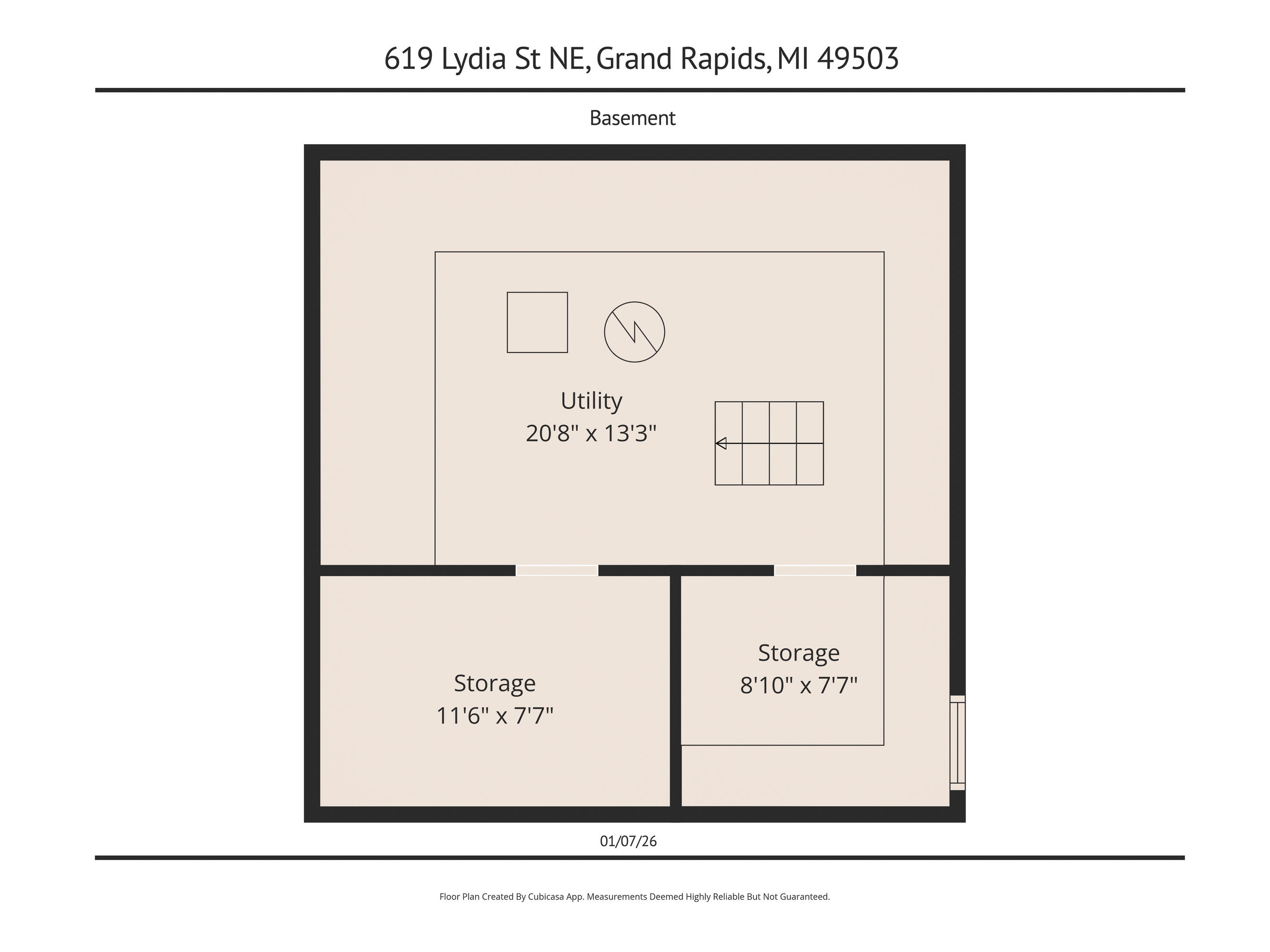 619 Lydia Street Northeast Grand Rapids, MI 49503 - Photo 27 of 36 1-619 Lydia St NE FP-1
