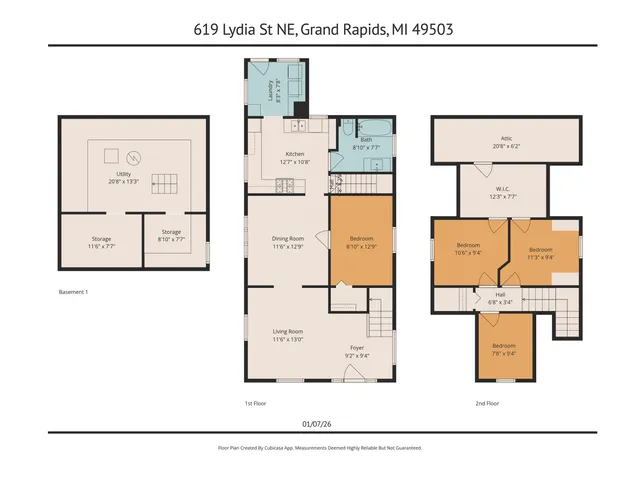 $269,900 | 619 Lydia Street Northeast, Grand Rapids, MI 49503