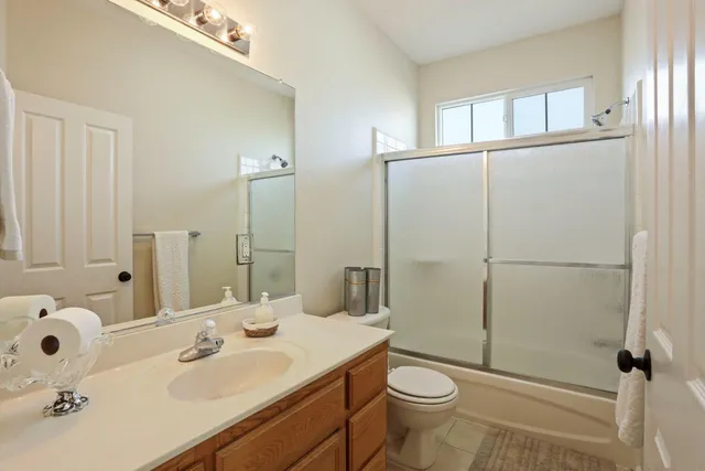 a view of a bathroom with a shower
