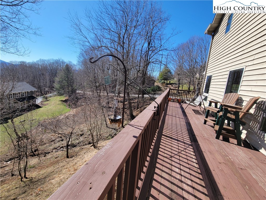 272 Maple Ridge Drive Boone, NC 28607 - Photo 35 of 41 a view of a balcony with chairs
