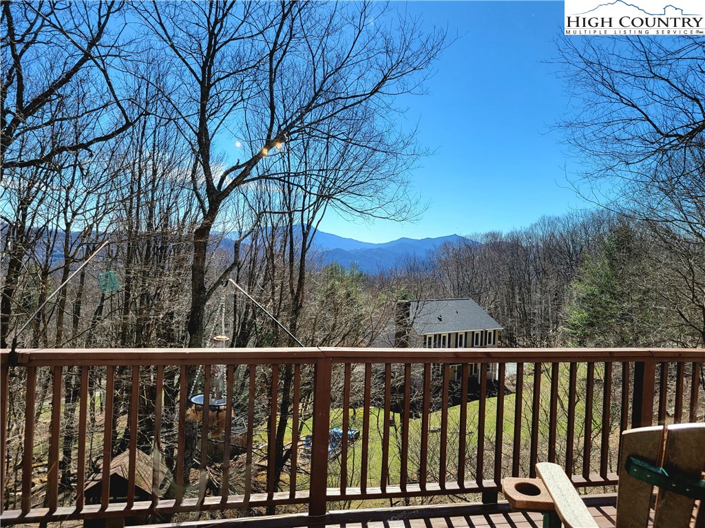 272 Maple Ridge Drive Boone, NC 28607 - Photo 9 of 41 a view of a wooden roof deck