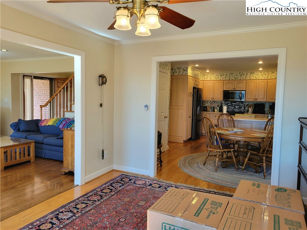 272 Maple Ridge Drive Boone, NC 28607 - Photo 10 of 41 a living room with furniture and a wooden floor