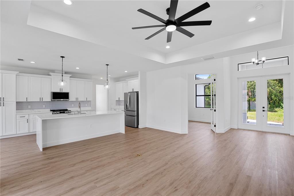 2805 Anniston Road North Port, FL 34288 - Photo 3 of 24 a view of kitchen with sink microwave and stove