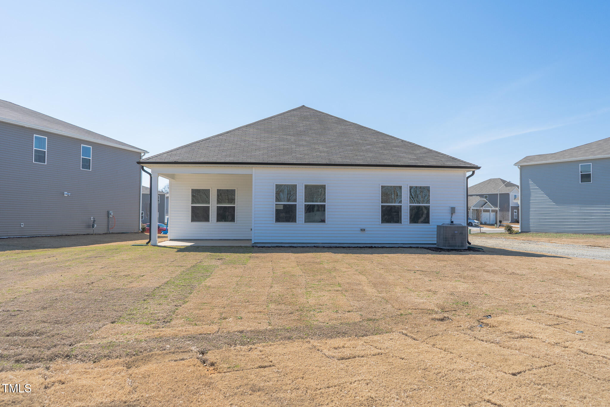 185 White Birch Lane Angier, NC 27501 - Photo 5 of 27 a view of a house with backyard and road