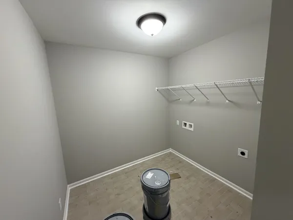 a view of a garage