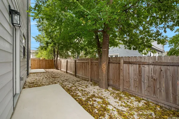 a view of backyard space